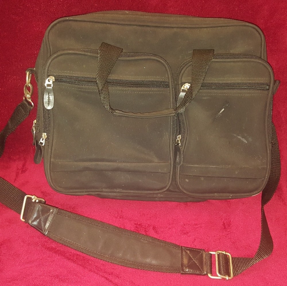 Black briefcase